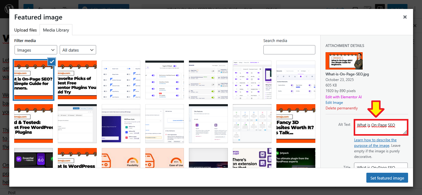 What is On-Page SEO? The Simple Guide for Beginners. 1 Alt