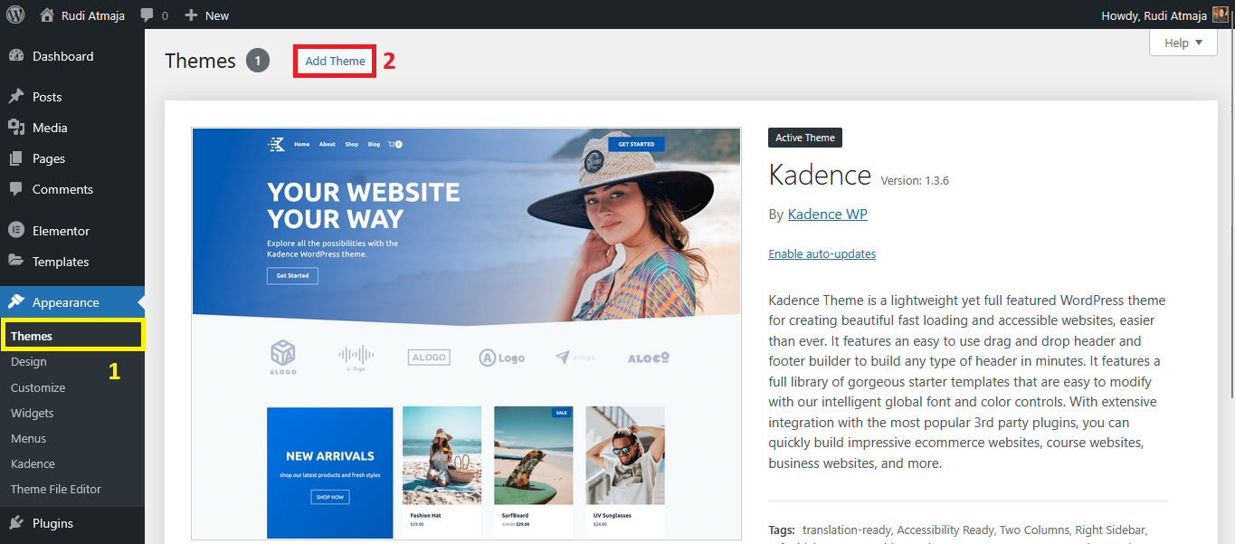 2 Beginner-Friendly WordPress Theme Install Methods 2 Appearance Themes