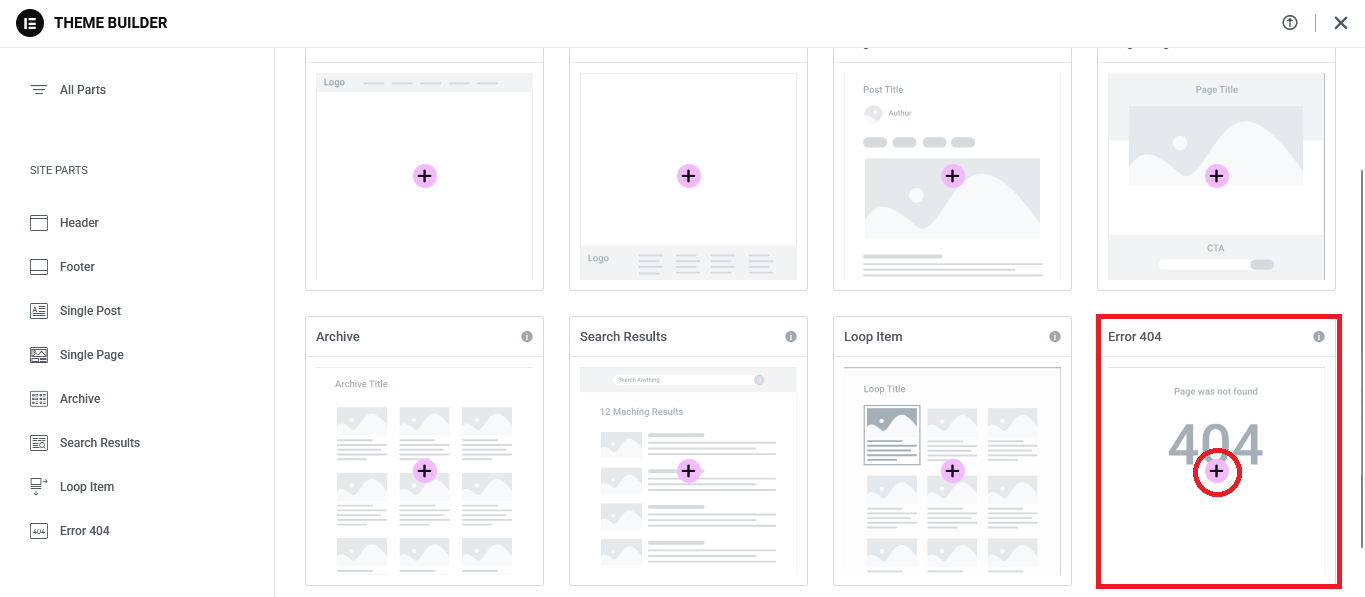 How to Create a Custom 404 Page: Step-by-Step 9 Theme Builder 404 Block