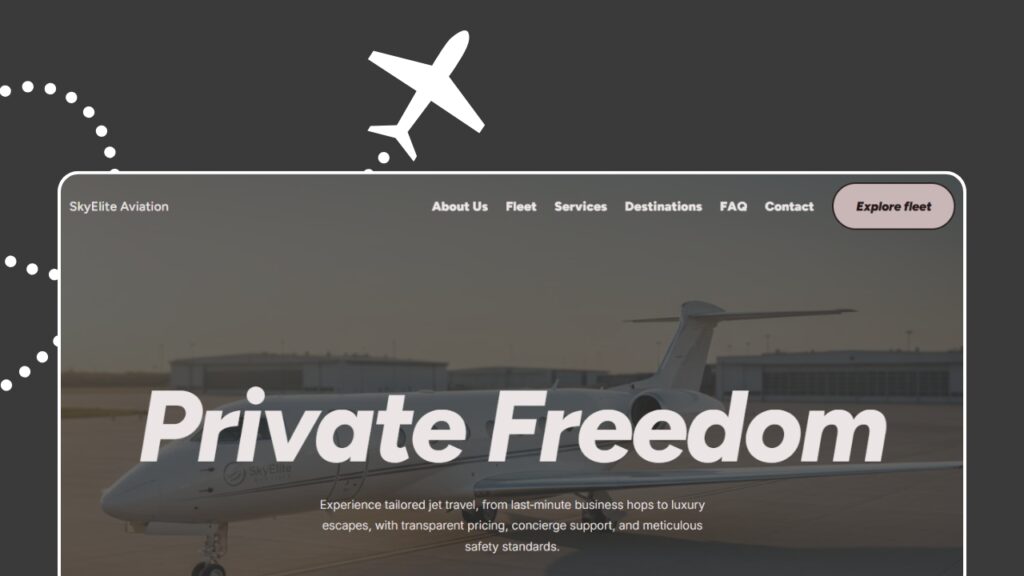 how to build a business website
